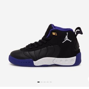 Jordan Jumpman Pro in the 'Black/White/Bright Concord' colorway Kids Size 11.5